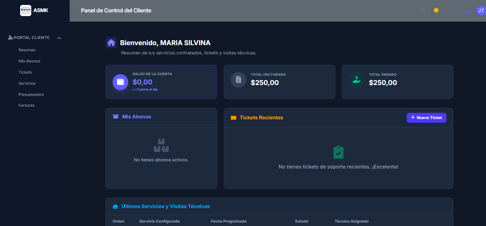 Portal de Clientes